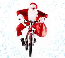 Сантак-Клаус тоже спешит поздравить Деда Мороза